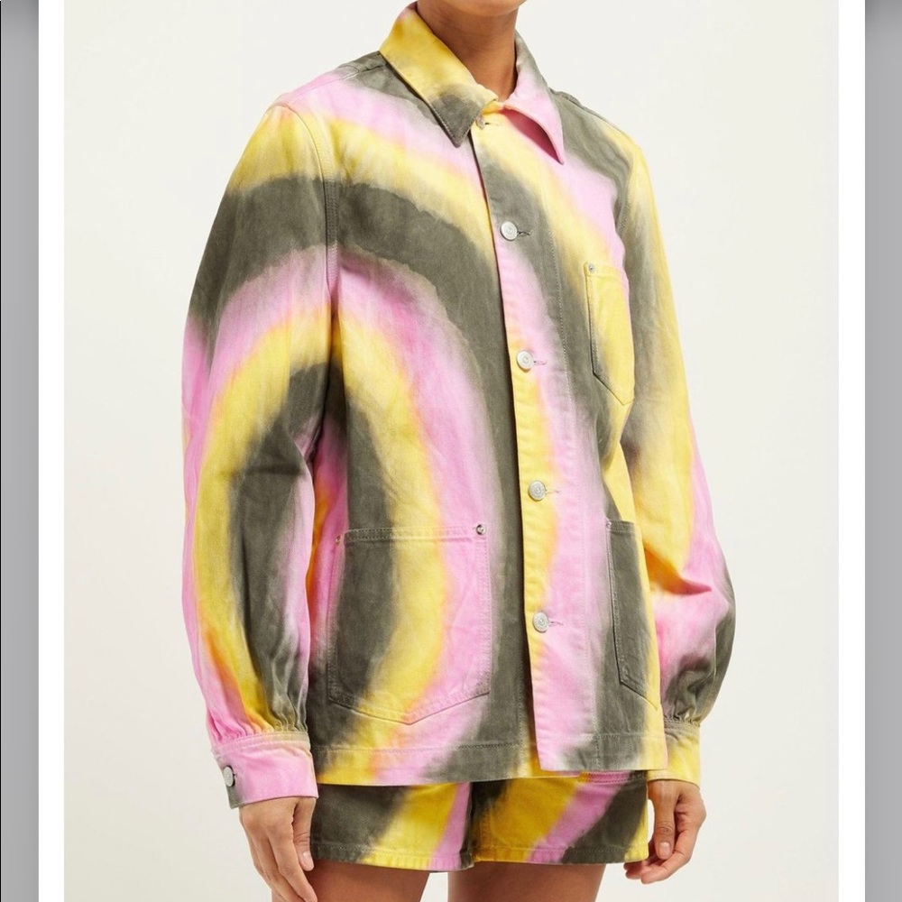 GANNI Tye Dye Denim Jacket
